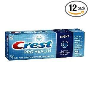 Crest Pro Health Night Toothpaste   Clean Night Mint 4.2 Oz (Pack of 