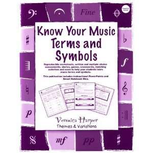  Know Your Music Terms and Symbols Book and CD ROM 