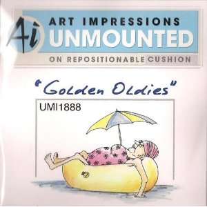 Mrs.Ed Oldies Rubber Stamp // Art Impressions Arts 