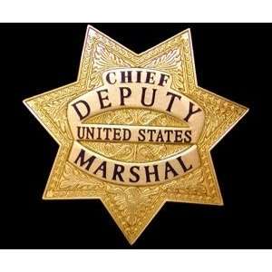  Chief Deputy U.S. Marshal   Collector Badge Sports 