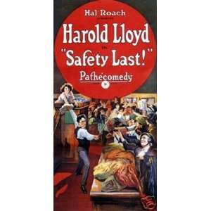  Safety Last Harold Lloyd Poster 