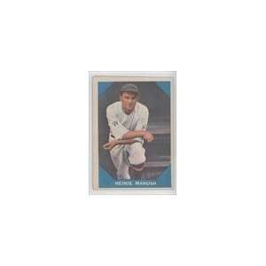  1960 Fleer #18   Heinie Manush Sports Collectibles