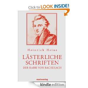   Edition) eBook Heinrich Heine, Heinz Joachim Fischer Kindle Store