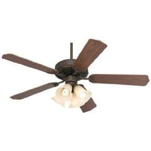  52 White Knight™ Bronze Ceiling Fan with Light Kit 