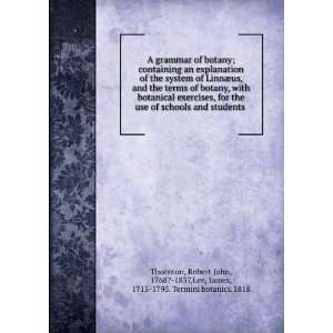   of schools and students  Robert John Lee, James, Thornton Books