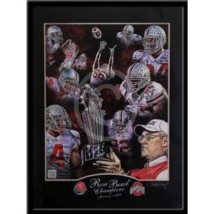 Ohio State 2010 Rose Bowl Player Composite Poster:  Sports 