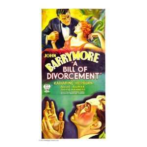 Bill of Divorcement, John Barrymore, Katharine Hepburn, 1932 Premium 