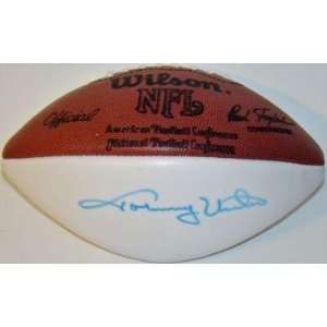 Johnny Unitas SIGNED Vintage Football COLTS   Autographed Footballs