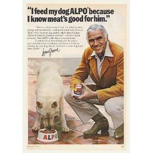  1975 Lorne Greene White German Shepherd Alpo Dog Food 