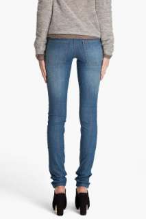 Cheap Monday Narrow Cobra Blue Jeans for women  SSENSE