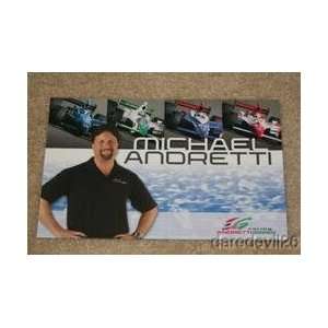  2009 Michael Andretti Andretti Green Indy Car postcard 