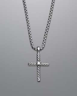 Small Diamond Cable Classics Cross Necklace