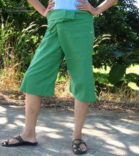 Thai Wrap Fisherman Pants for Children   Sea Green  