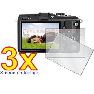 3x Olympus PEN E PL2 Camera Premium Invisible Clear LCD Screen 