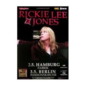  RICKIE LEE JONES German Tour 2007 Music Poster