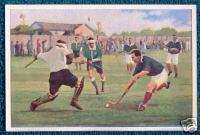 1932 Sanella Margarine FIELD HOCKEY Old German Card  