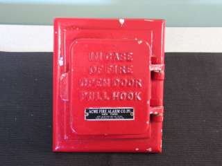 Vintage Fire Alarm Box by ACME Fire Alarm Co. Inc. New York  