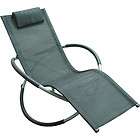 Foldable Folding Steel Rocking Chair   Prevents Floor Scratching 30 