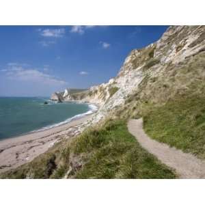  Coast Path and Beach, St. Oswalds Bay, Dorset, England 