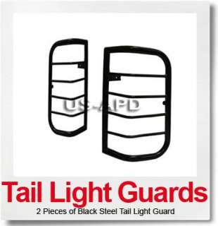 07 11 Ford Explorer Sport Trac TailLight Guards Black  