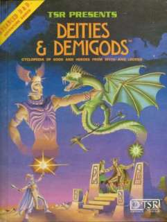 AD&D Manual DEITIES & DEMIGODS EXC 4th+ Print d&d 2013  