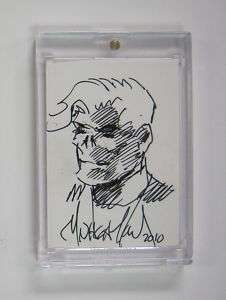 Frankenstein Mobster Original Sketch CardMark Wheatley  