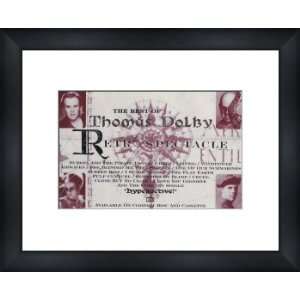  THOMAS DOLBY Retrospectacle   Custom Framed Original Ad 