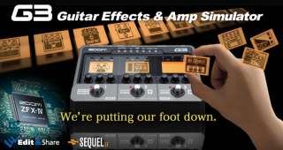 Samson Zoom G3 Guitar Effects & Amp Simulator Stomp Pedal  