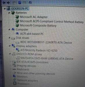 Gateway NV53A Notebook Laptop 15.6 screen 500GB Hard drive  