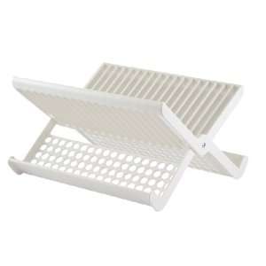  Hutzler Folding Dish Rack, White