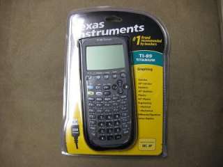 Texas Instruments TI 89 Titanium Graphing Calculator NEW  