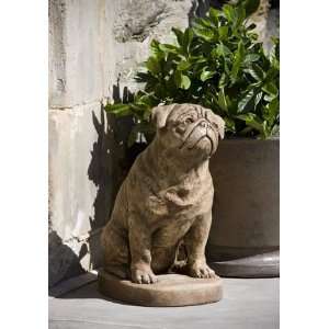  mugsy the dog garden statue