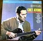 Autographed Chet Atkins Finger Style Guitar album cover Framed and 
