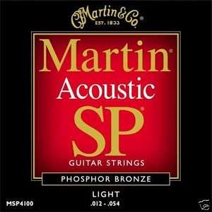 One set of Martin SP Light Gauge Guitar Strings MSP4100  