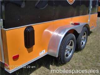 14enclosed cargo bike trailer/harley Davidson decal  