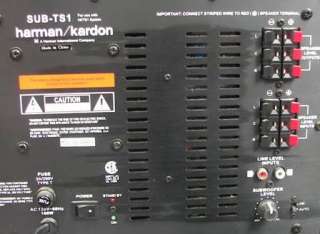 HARMAN KARDON SUB TS1 Power Amplified 75W 8 Subwoofer  