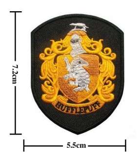 1pc Harry Potter SCHOOL Iron On Patch EMBROIDERED Badge  