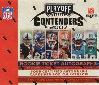 2007 Playoff Contenders Football Hobby Box  