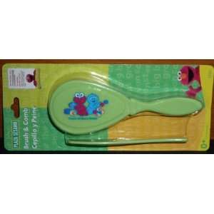   Street Baby Elmo and Cookie Monster Comb and Brush Set MIP Baby