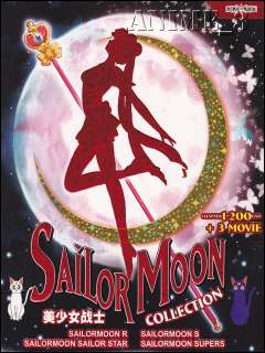 HOT! Sailor moon Collection TV 1 200 End + 3 Movies Complete Series 
