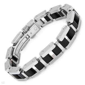 SIMMONS Stainless Steel Bracelet With Genuine Diamond Length 8.5 