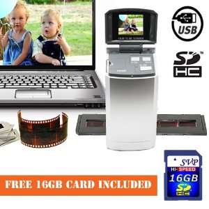   ) Digital Film & Slide Scanner w/ 2.4 LCD + AV Out Electronics
