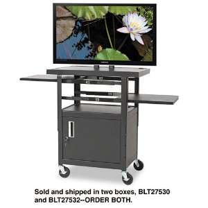  BALT  Two Shelf Height Adjustable Flat Panel TV Cart, 24 