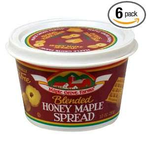 Maple Grove Farms Maple Honey Spread, 10 Ounce Tub (Pack of 6)  