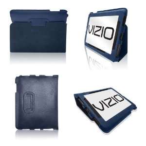 VIZIO VTAB 1008 Folio Carry Case BUNDLE OCEAN BLUE Built in STAND 