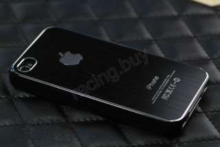   Chrome Apple Hard Back Case Bumper Cover for iPhone 4 4S 4GS 4G  
