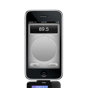 GRIFFIN ITRIP FM TRANSMITTER IPODS IPHONE 4 APP SUPPORT  