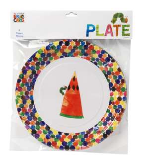 Birthday Party Supplies Hungry Caterpillar Plates  