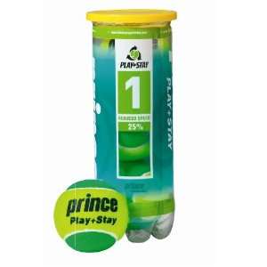 Prince Play & Stay Stage 1 Tennis Ball Can  Sports 
