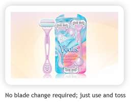 Gillette Venus Disposable, Sensitive Razors, 6 Count 